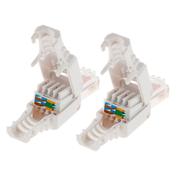 ZENITECH - Lot de 100 fiches RJ45 CAT 6 sans outil - Zenitech - large