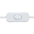 ATMOSPHERA - Lampe droite bouclette Toxey H.22cm blanc - vignette