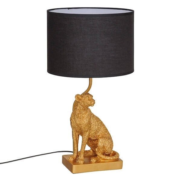 ATMOSPHERA - Lampe à poser champignon secteur Gepi doré H47,5cm - large