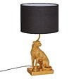 ATMOSPHERA - Lampe à poser champignon secteur Gepi doré H47,5cm - vignette