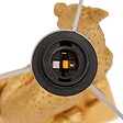 ATMOSPHERA - Lampe à poser champignon secteur Gepi doré H47,5cm - vignette