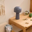 ATMOSPHERA - Lampe droite champignon Starry H.27cm bleu - vignette