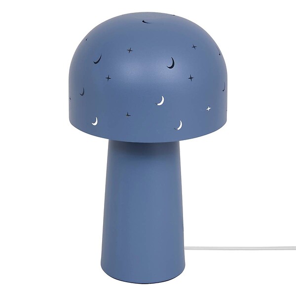 ATMOSPHERA - Lampe droite champignon Starry H.27cm bleu - large