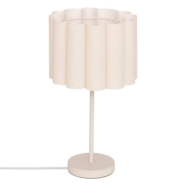 ATMOSPHERA - Lampe à poser champignon secteur Rona beige H49cm - large
