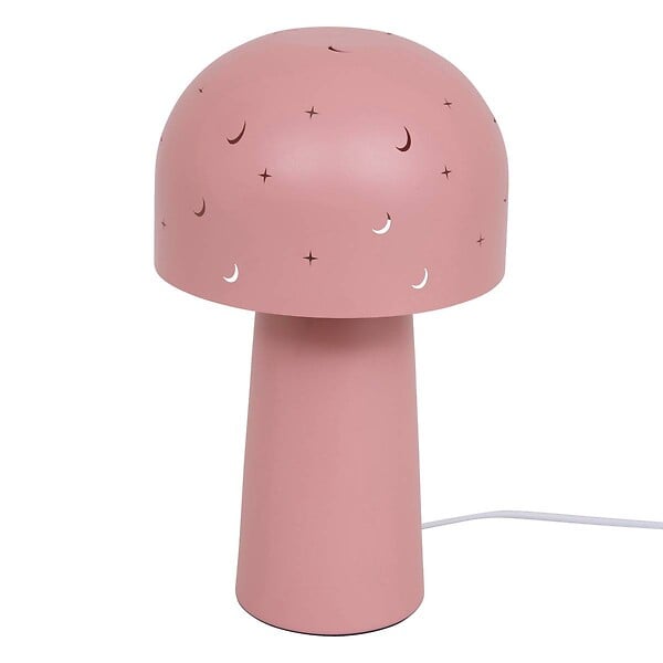 ATMOSPHERA - Lampe droite champignon Starry H.27cm rose - large