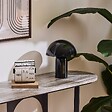 ATMOSPHERA - Lampe champignon secteur Lito noir H24,5cm - vignette