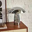 ATMOSPHERA - Lampe champignon secteur Omia argent H34cm - vignette