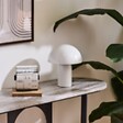 ATMOSPHERA - Lampe champignon secteur Lito pêche H24,5cm - vignette