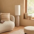 ATMOSPHERA - Lampadaire droit secteur Keyah gris H111cm - vignette