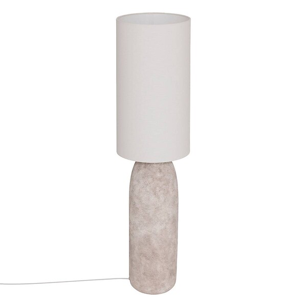 ATMOSPHERA - Lampadaire droit secteur Keyah gris H111cm - large