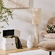 ATMOSPHERA - Lampadaire droit secteur Solal blanc H124cm - vignette