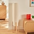 ATMOSPHERA - Lampadaire droit secteur Rafa beige H107cm - vignette