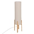 ATMOSPHERA - Lampadaire droit secteur Rafa beige H107cm - vignette