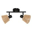 ATMOSPHERA - Applique murale/plafonnier Myha beige 28x15cm - vignette