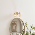 ATMOSPHERA - Applique murale/plafonnier Pilia ambre 28x11cm - vignette