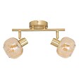 ATMOSPHERA - Applique murale/plafonnier Pilia ambre 28x11cm - vignette