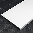 TECNOPROFILS - Appui de fenêtre PVC l. 40 cm x ép. 9 mm - Blanc - 120 cm - vignette
