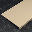 TECNOPROFILS - Appui de fenêtre PVC l. 40 cm x ép. 9 mm - Sable - 80 cm - vignette