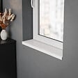 TECNOPROFILS - Appui de fenêtre PVC l. 20 cm x ép. 16 mm - Blanc - 160 cm - vignette