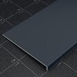 TECNOPROFILS - Appui de fenêtre PVC l. 40 cm x ép. 9 mm - Anthracite - 80 cm - vignette