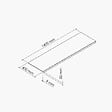 TECNOPROFILS - Appui de fenêtre PVC l. 40 cm x ép. 9 mm - Sable - 140 cm - vignette