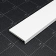 TECNOPROFILS - Appui de fenêtre PVC l. 20 cm x ép. 16 mm - Blanc - 100 cm - vignette