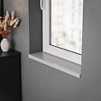 TECNOPROFILS - Appui de fenêtre PVC l. 20 cm x ép. 9 mm - Gris - 80 cm - vignette