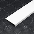 TECNOPROFILS - Appui de fenêtre PVC l. 20 cm x ép. 9 mm - Blanc - 120 cm - vignette