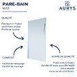 AURYS - Pare Bain gauche AURYS Mist 1 chromée - vignette