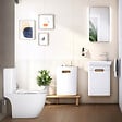 VITRA - WC à poser sans bride VitrA Sento + abattant slim frein de chute blanc - vignette