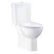 GROHE - WC au sol Bau Ceramic avec abattant déclipsable + Briochin - vignette