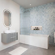 VILLEROY ET BOCH - Baignoire droite O.Novo 170 x 70 cm Blanc + Pare Bain gauche AURYS Raywall chromé - vignette