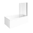 VILLEROY ET BOCH - Baignoire droite Architectura acrylique 150 x 70 cm  + Pare bain droite AURYS Raywall chromé - vignette