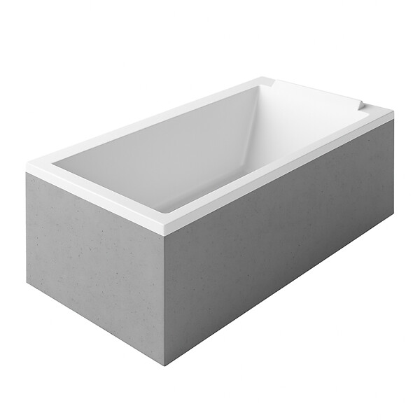 DURAVIT - Baignoire droite Starck 160 x70 cm + Pare bain droit AURYS Mist 1 chromé - large
