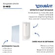 DURAVIT - Baignoire droite D-Neo 170 x70 cm  + Pare bain droit AURYS Mist 1 chromé - vignette