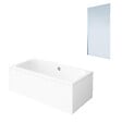 VILLEROY ET BOCH - Baignoire droite Architectura acrylique 180 x 80 cm  + Pare bain gauche AURYS Mist 1 chromé - vignette