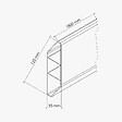 MON MARCHE DECO - Lisse Claire-Voie - Clôture PRO & SLIM - vignette