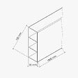 MON MARCHE DECO - Lisse Droite - Clôture PRO & SLIM - vignette