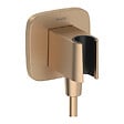 HANSGROHE - Support de douchette FixFit Q Bronze brossé - vignette