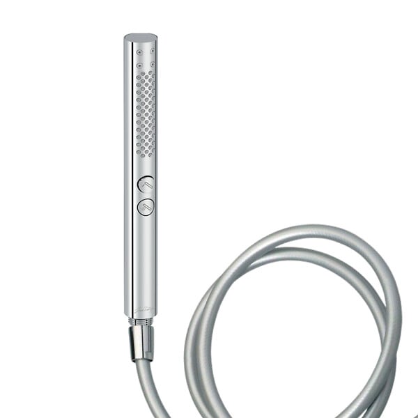 JACOB DELAFON - Pommeau de douche Shift+ rond 2 jets chromé + flexible - large