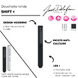 JACOB DELAFON - Pommeau de douche Shift+ rond 2 jets noir mat - vignette