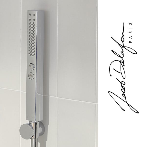 JACOB DELAFON - Pommeau de douche Shift+ carré 2 jets chromé - large