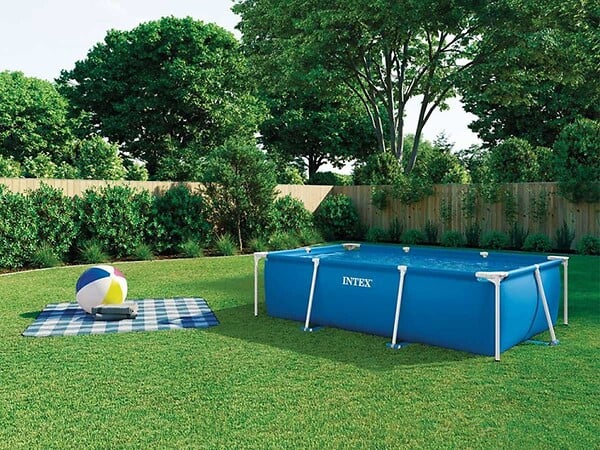 INTEX - Piscine tubulaire rectangulaire 3,00 x 2,00 x 0,75 m - Intex - large