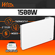 WARM TECH - Radiateur inertie céramique 1500 W - IP24 - Fil pilote 6 ordres. - vignette