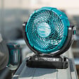 MAKITA - Ventilateur hybride 14,4/18V Li-ion MAKITA DCF102Z 3 vitesses - Machine seule - vignette