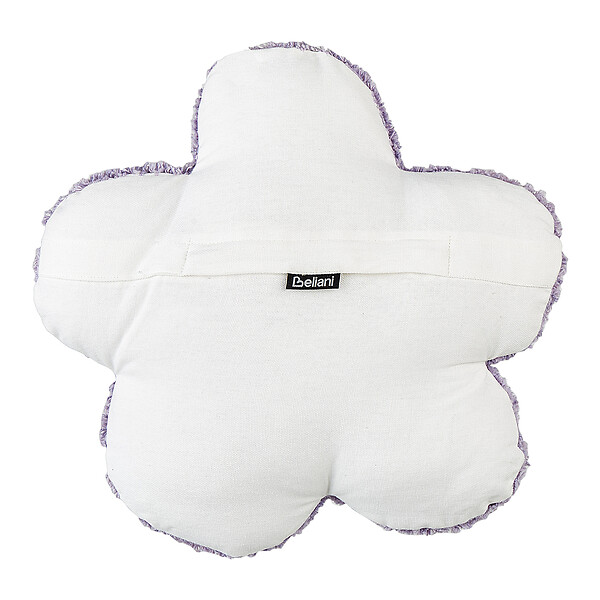BELIANI - Lot de 2 coussins décoratifs SORREL Coton 30 x 30 cm Violet Fleur - large