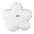BELIANI - Lot de 2 coussins décoratifs SORREL Coton 30 x 30 cm Violet Fleur - vignette