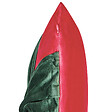 BELIANI - Lot de 2 coussins décoratifs MARSHMALLOW Velours 45 x 45 cm Rouge Motif de Noël - vignette