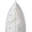BELIANI - Lot de 2 coussins décoratifs YASMIN Coton 45 x 45 cm Blanc Doré Noir Motif de plante - vignette