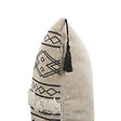 BELIANI - Lot de 2 coussins décoratifs PULMONARIA 30 x 50 cm Beige Motif géométrique - vignette